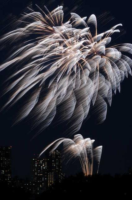 強風と花火　浪江立夫