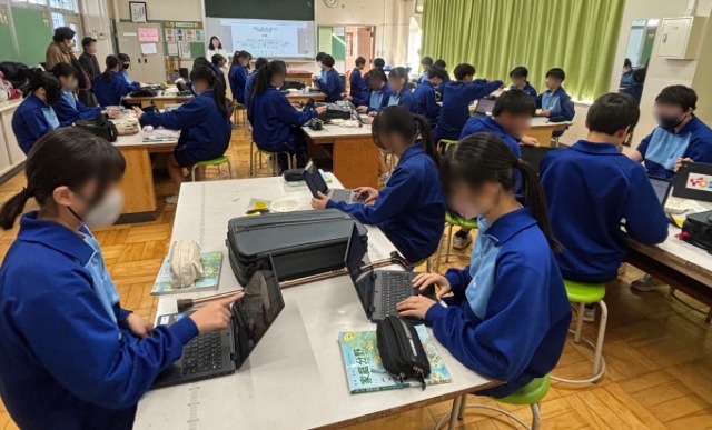 高齢者擬似体験（福祉学習ボランティア「縁」・戸田市）