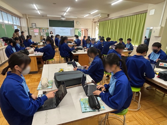 高齢者擬似体験（福祉学習ボランティア「縁」・戸田市）