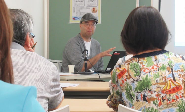 開催当日の様子(市民活動のためのチラシ作成講座&Canvaで簡単チラシづくり)
